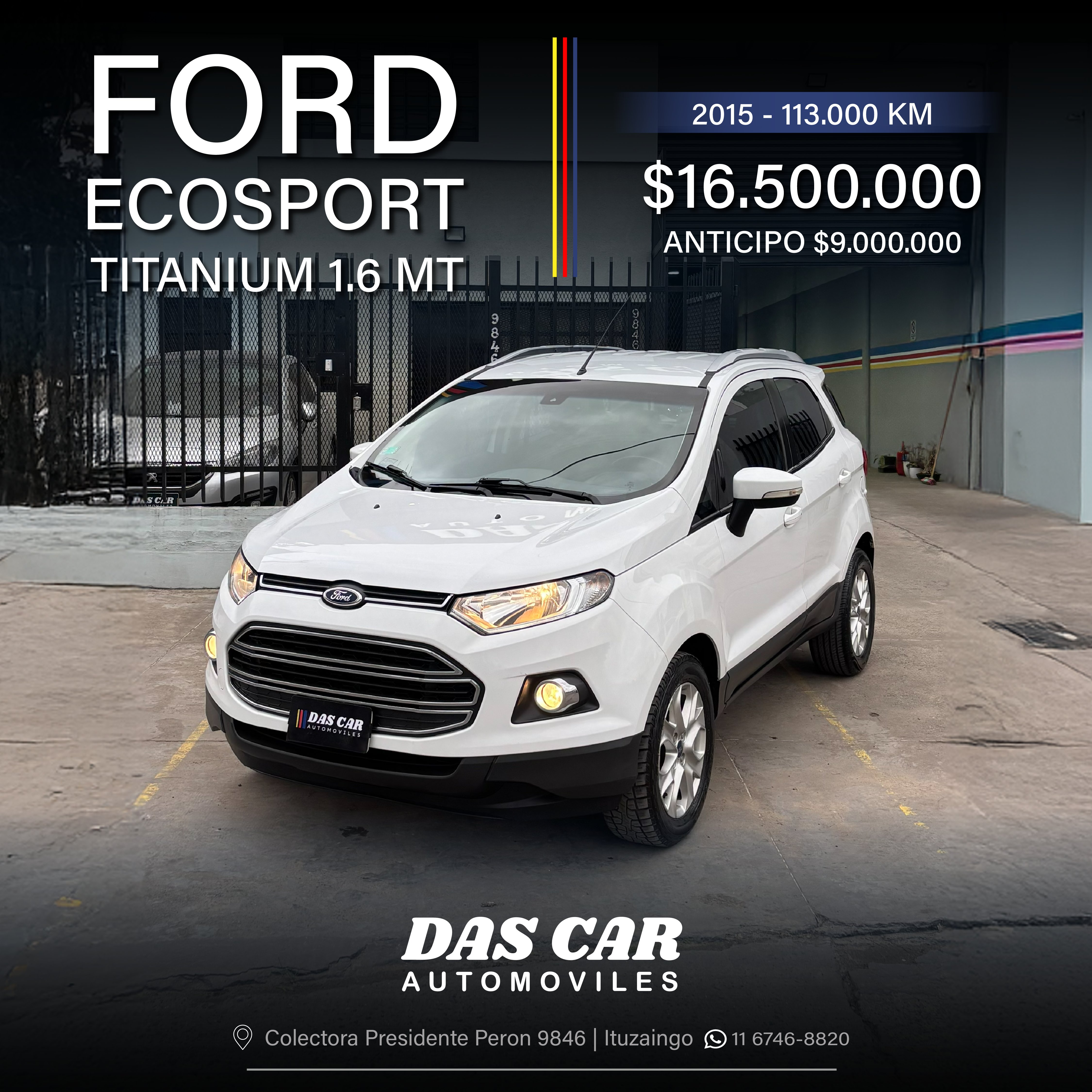FORD ECOSPORT TITANIUM 1.6 MT
