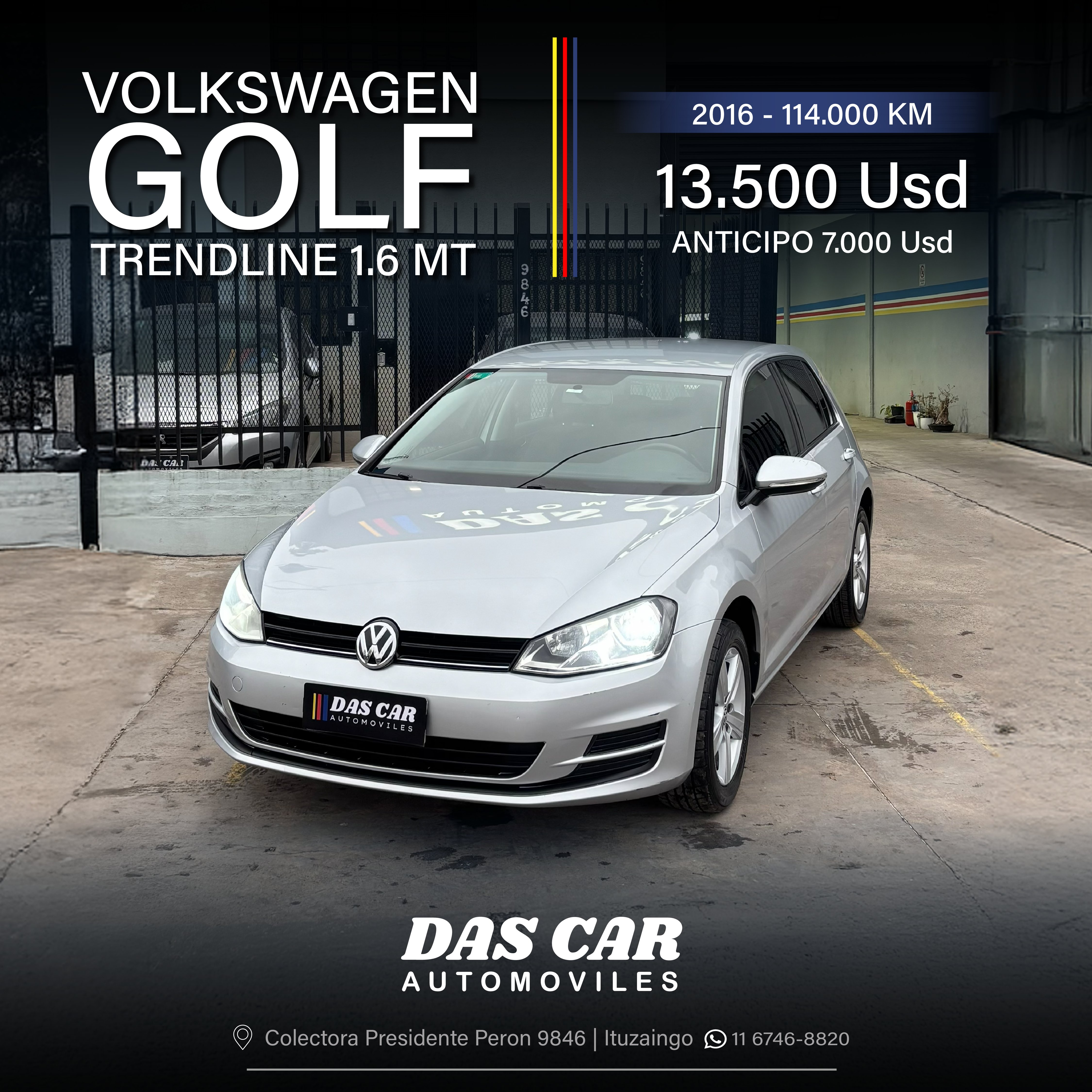 VOLKSWAGEN GOLF TRENDLINE 1.6 MT