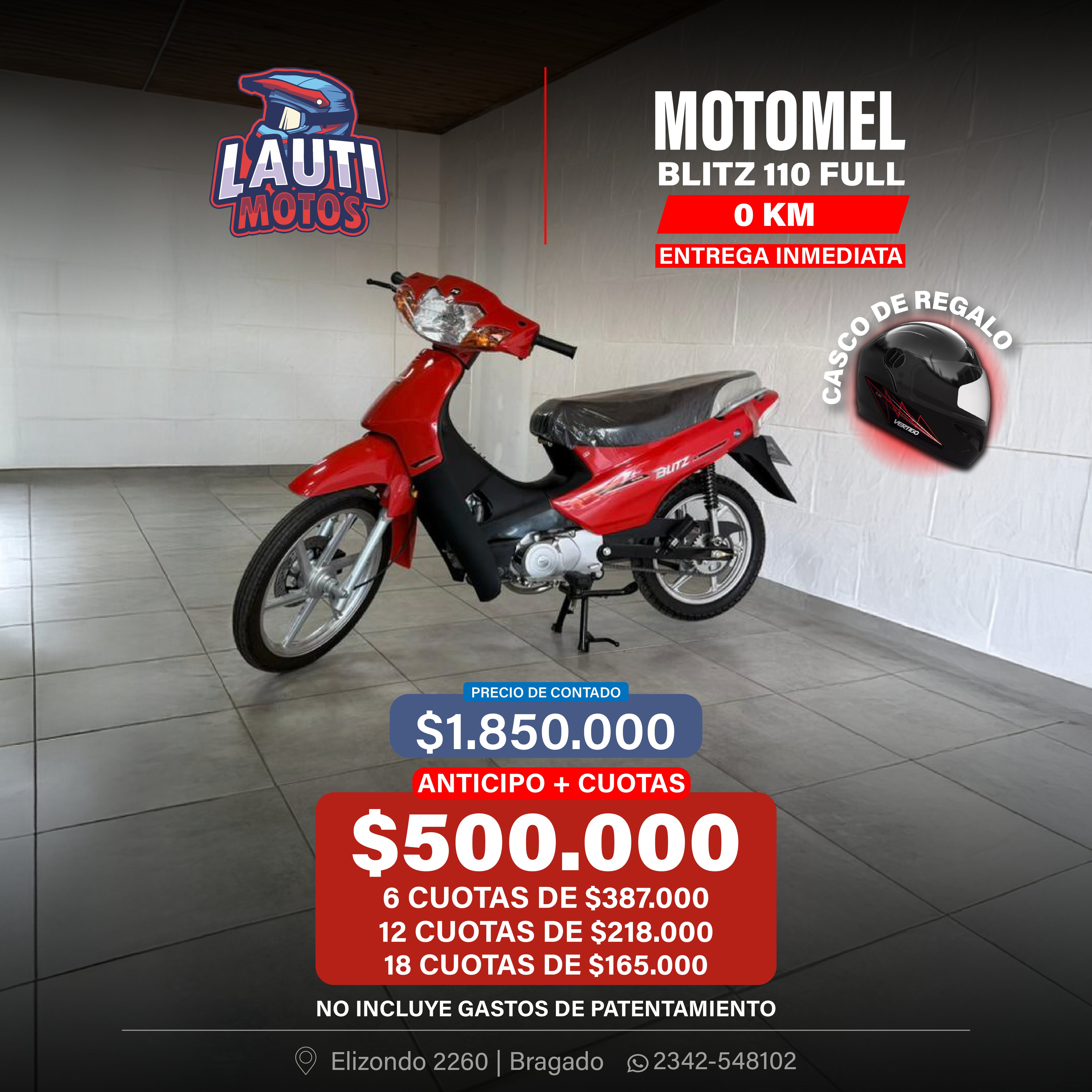 MOTOMEL BLITZ 110 FULL