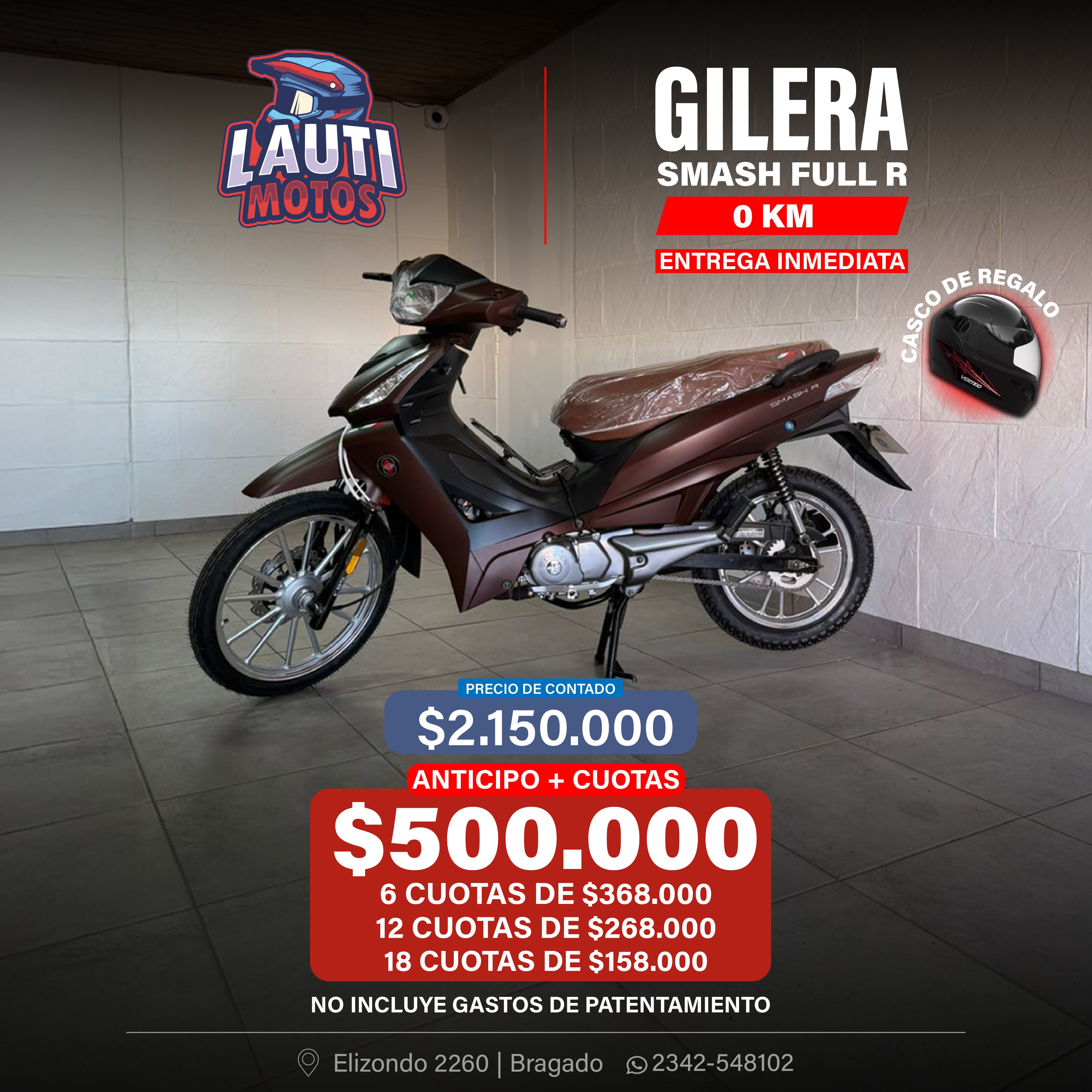 GILLERA SMASH FULL R