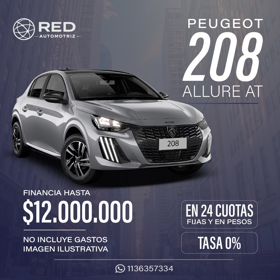PEUGEOT 208 ALLURE AT