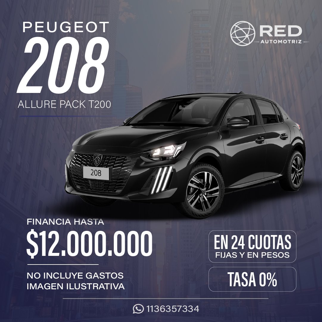 PEUGEOT 208 ALLURE PACK T200