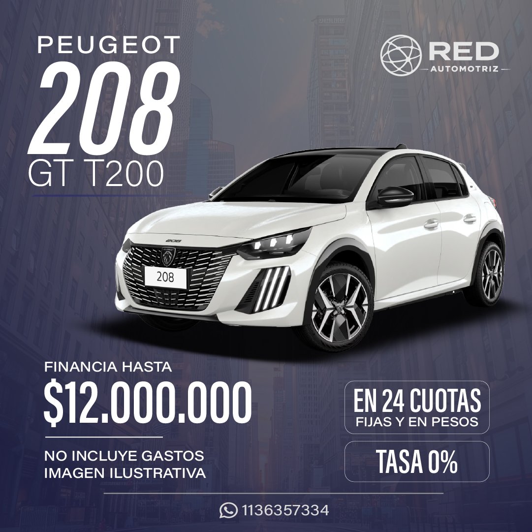 PEUGEOT 208 GT T200