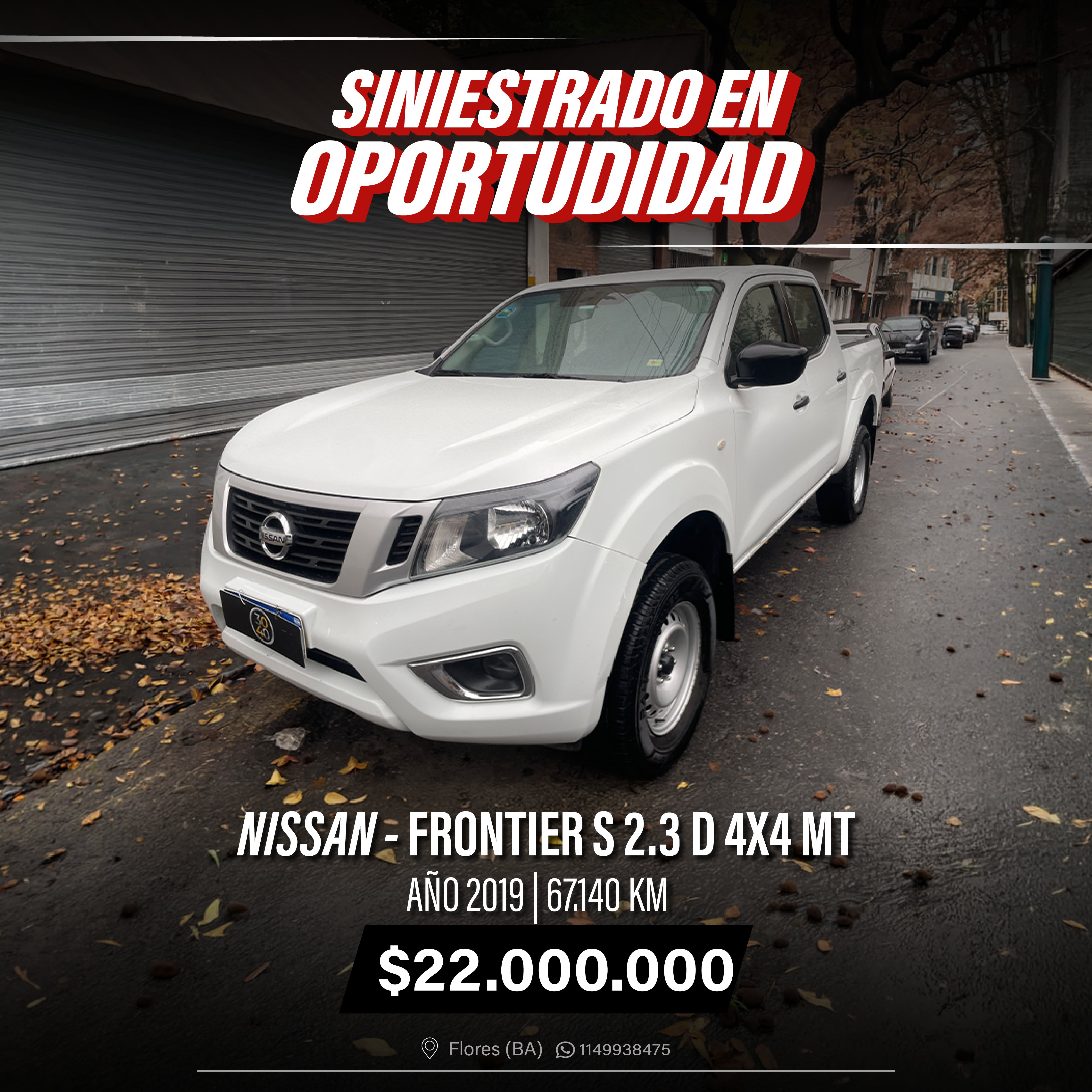 NISSAN FRONTIER S 2,3 D 4X4 MT