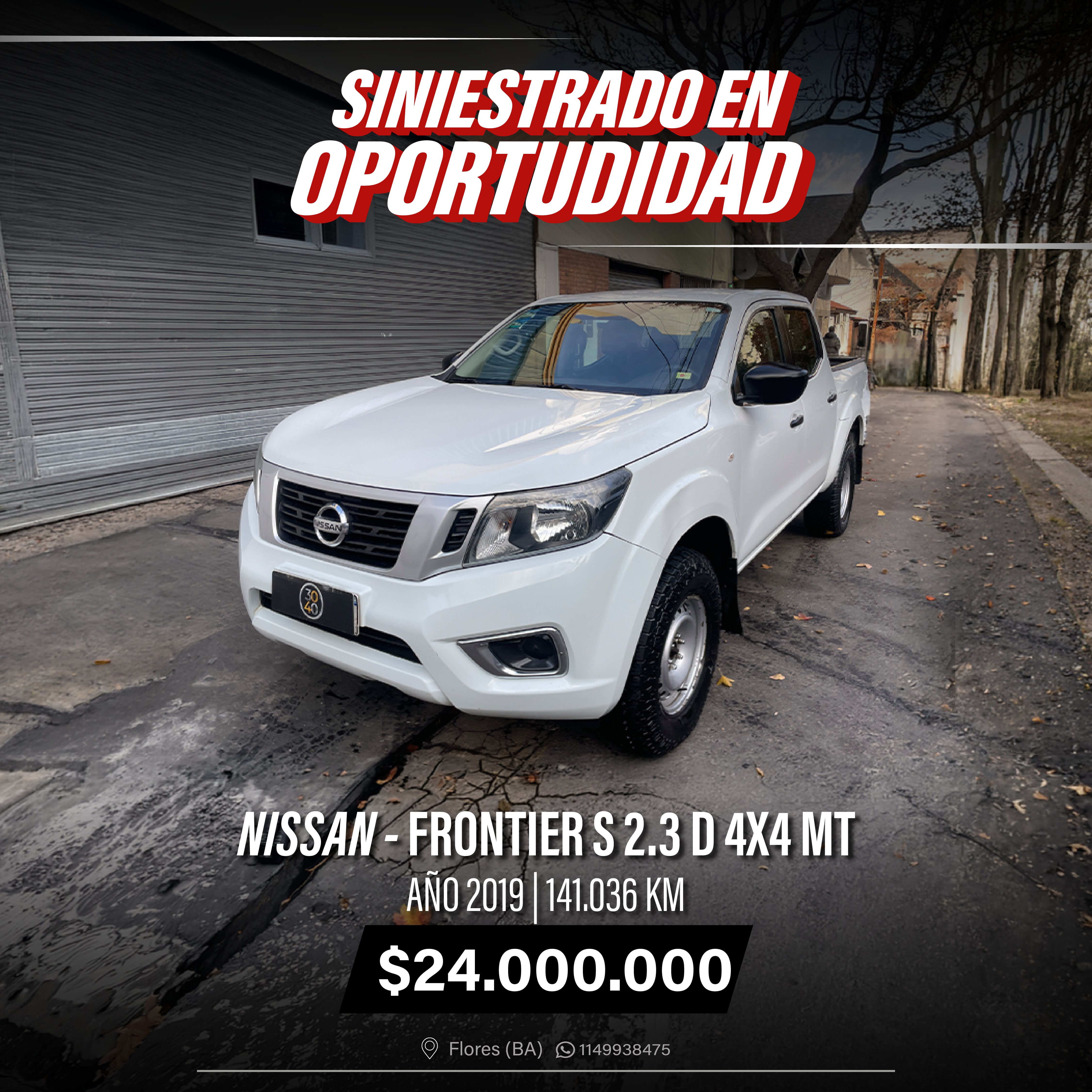 NISSAN FRONTIER S 2,3 D 4X4 MT