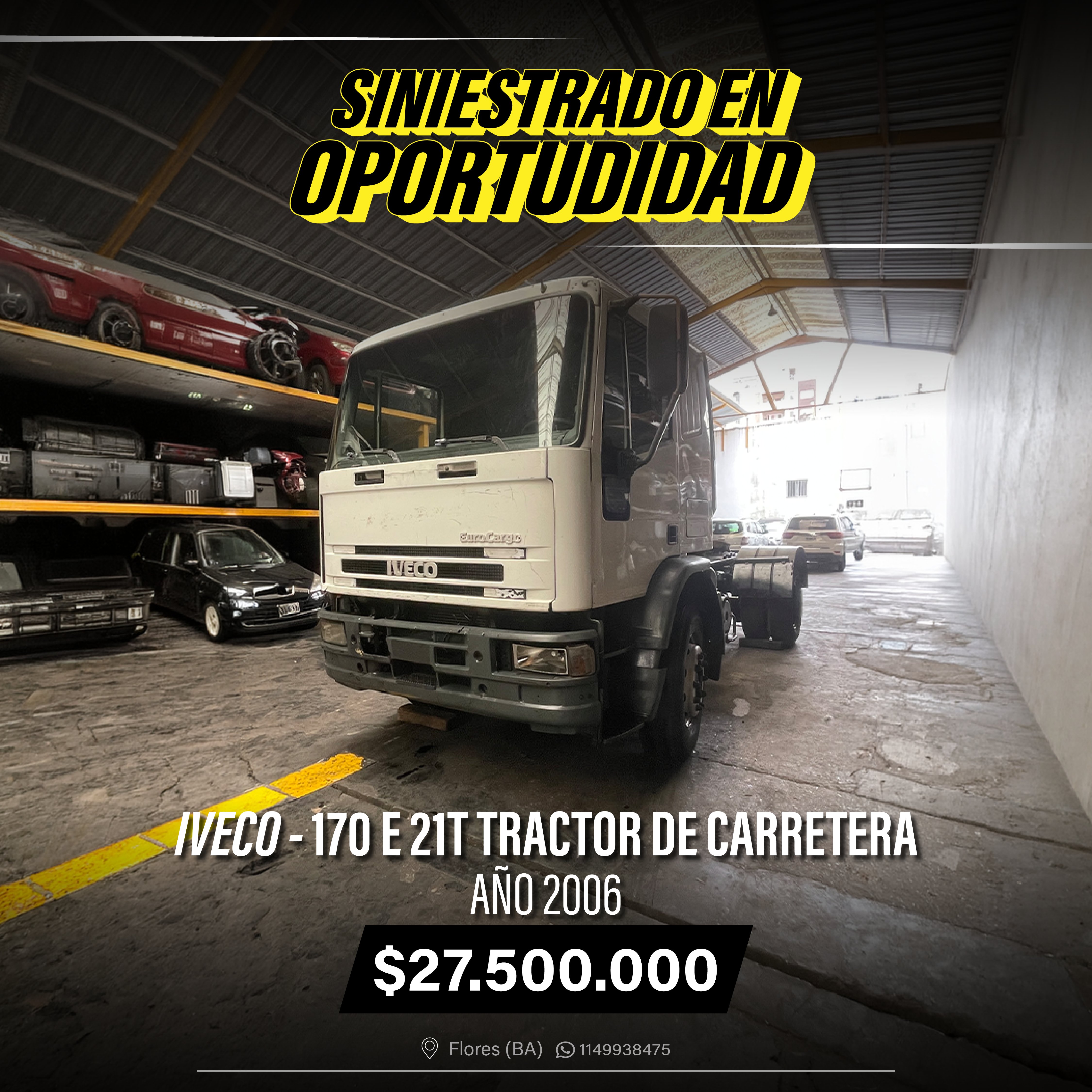 IVECO 170E 21T TRACTOR DE CARRETERA