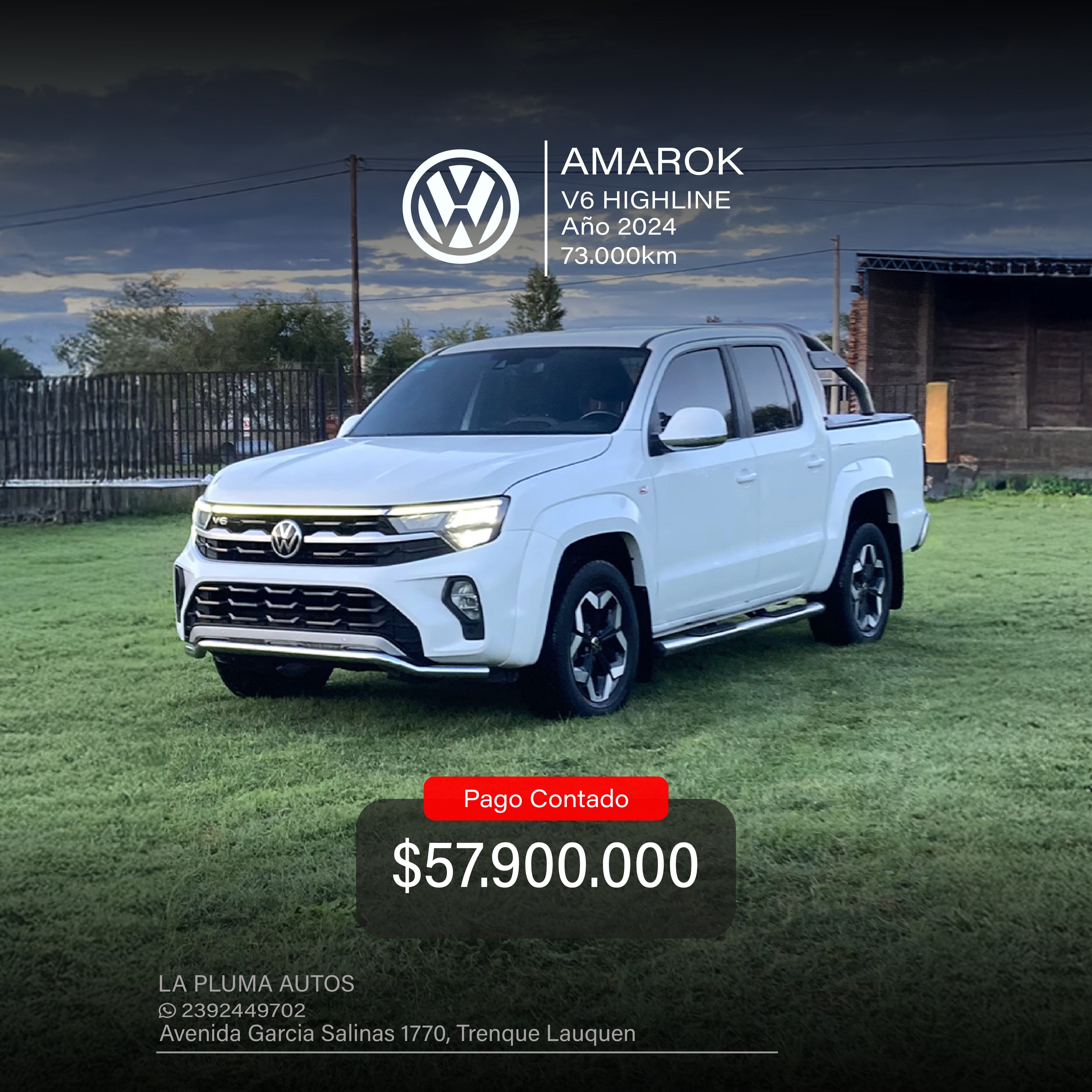 VOLKSWAGEN AMAROK V6 HIGHLINE