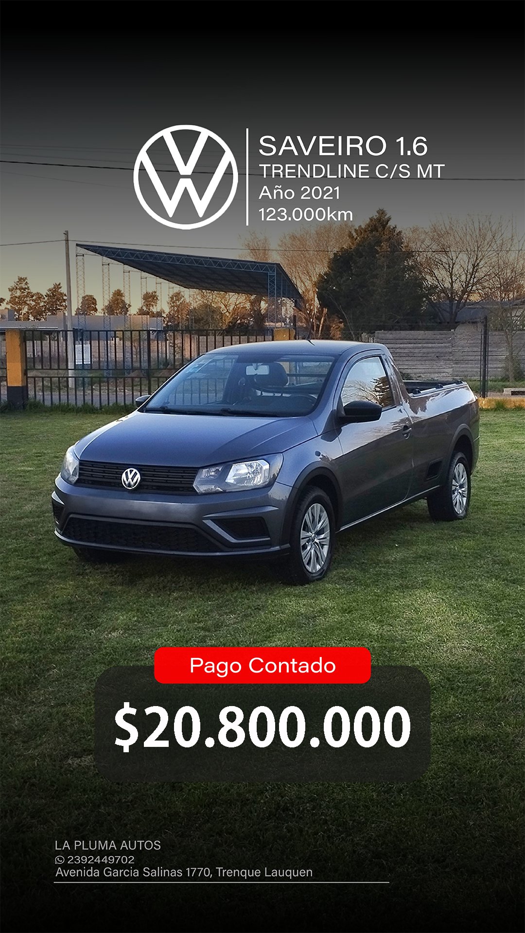 Miniatura 3 de VOLKSWAGEN SAVEIRO TRENDLINE 2021