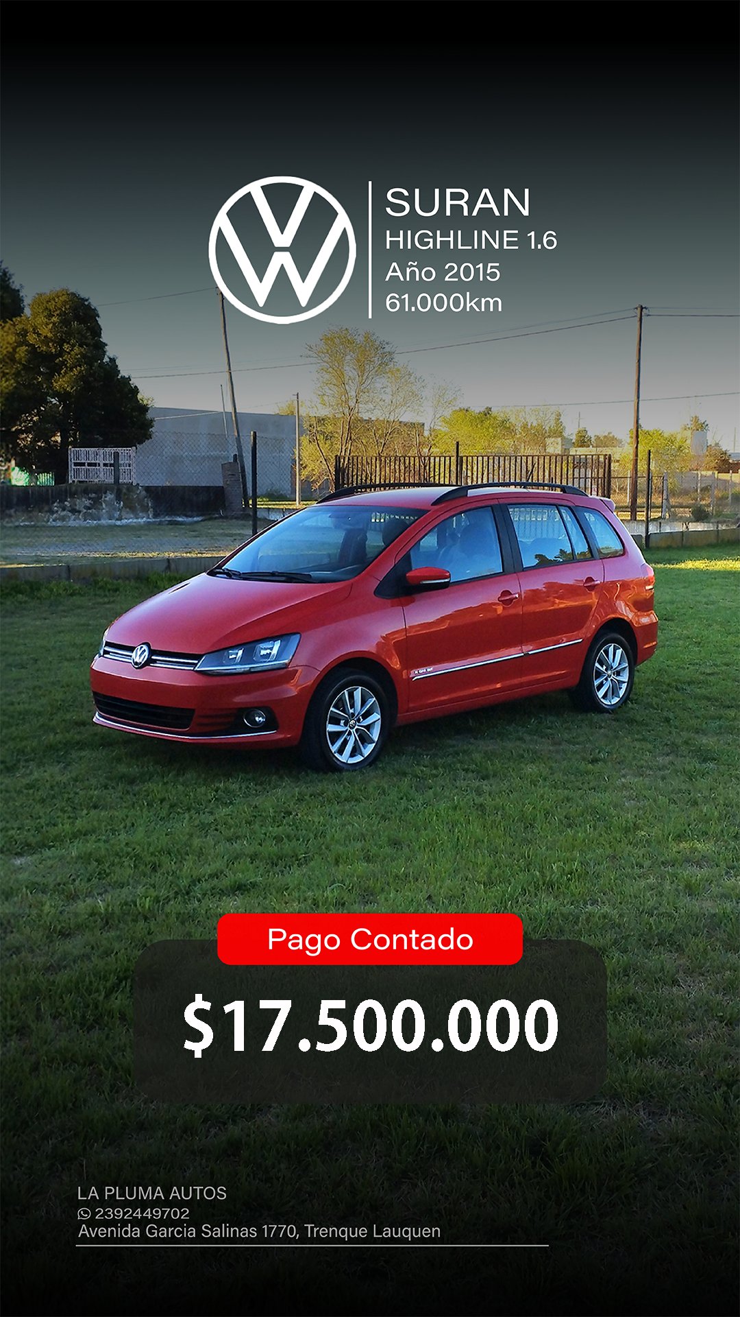 Miniatura 3 de VOLKSWAGEN SURAN HIGHLINE 1.6 2015