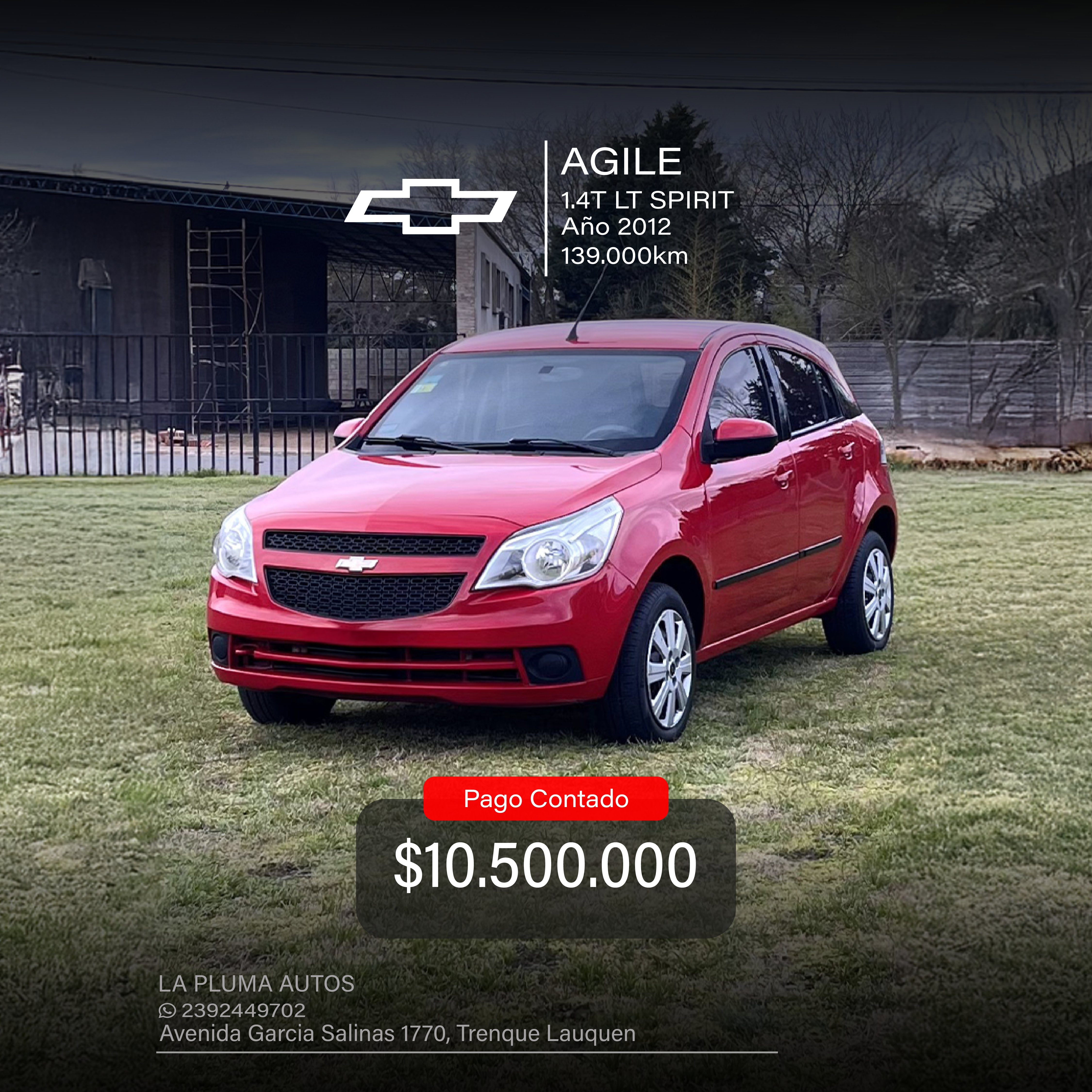 CHEVROLET AGILE 1.4 LT SPIRIT