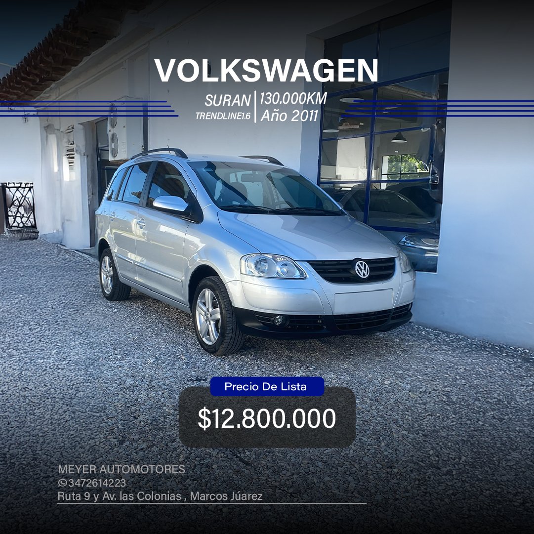 VOLKSWAGEN SURAN TRENDLINE 1.6