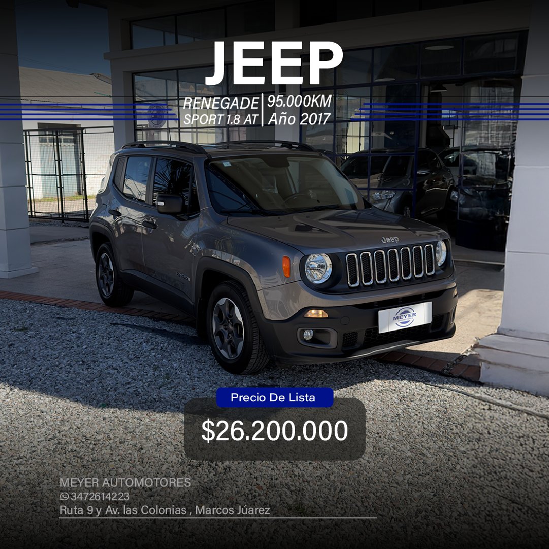 JEEP RENEGADE SPORT 1.8 AT