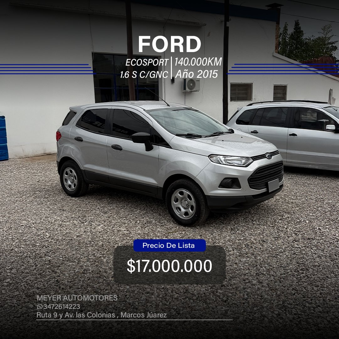 FORD ECOSPORT 1.6 S C/GNC