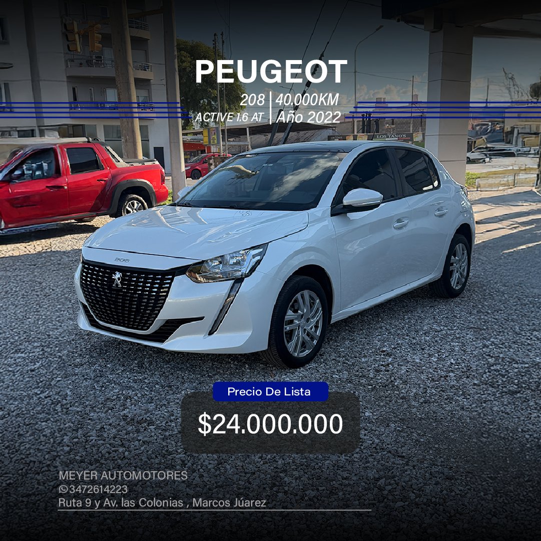 PEUGEOT 208 ACTIVE 1.6 AT