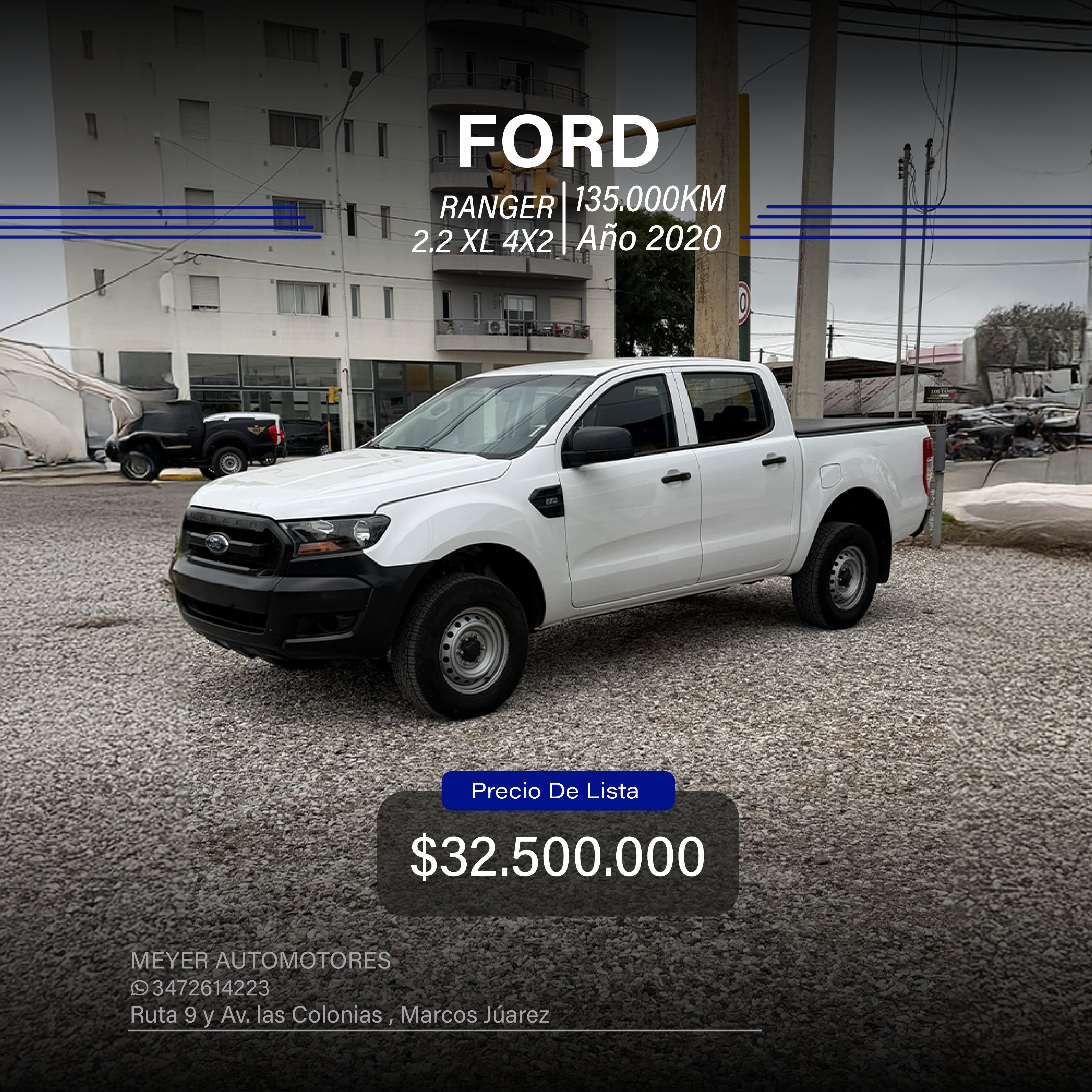 FORD RANGER 2.2 XL 4X2