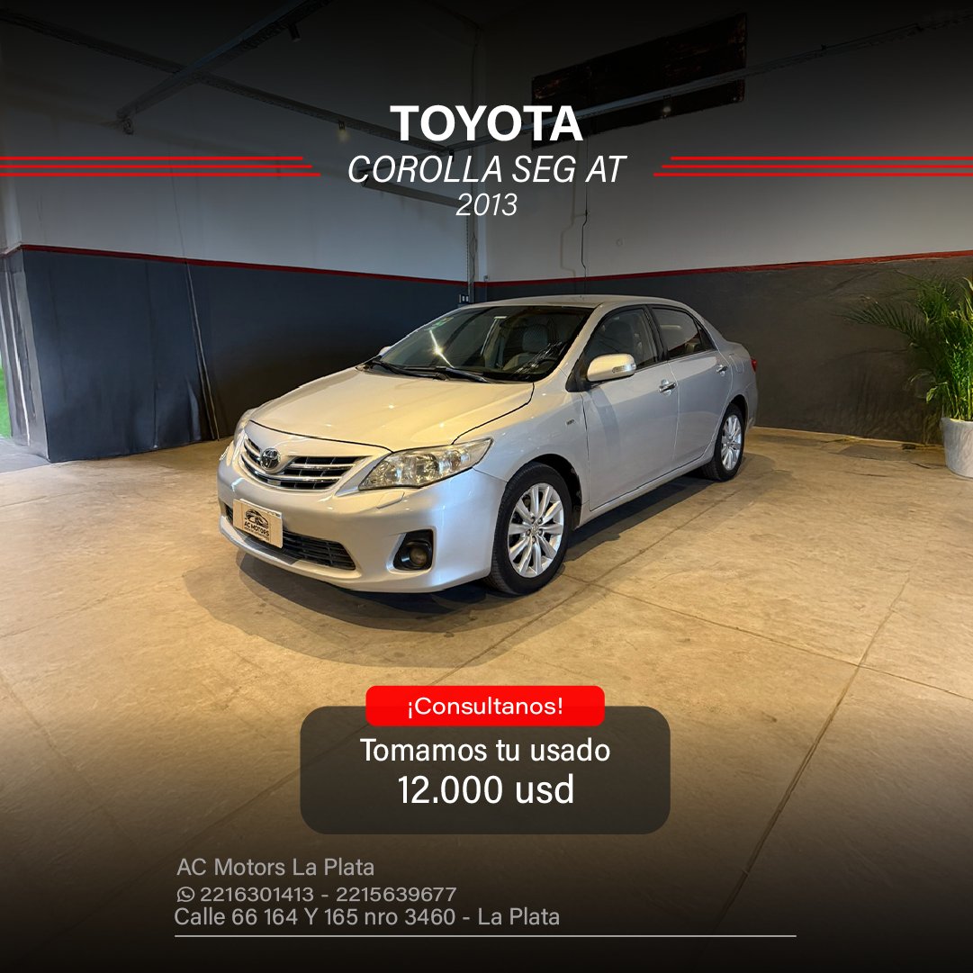 TOYOTA COROLLA SEG AT