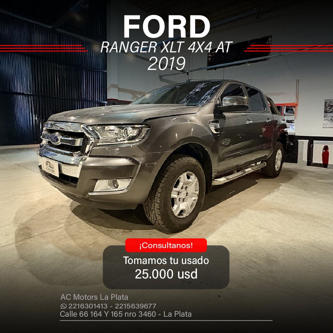 FORD RANGER XLT 4X4 AT