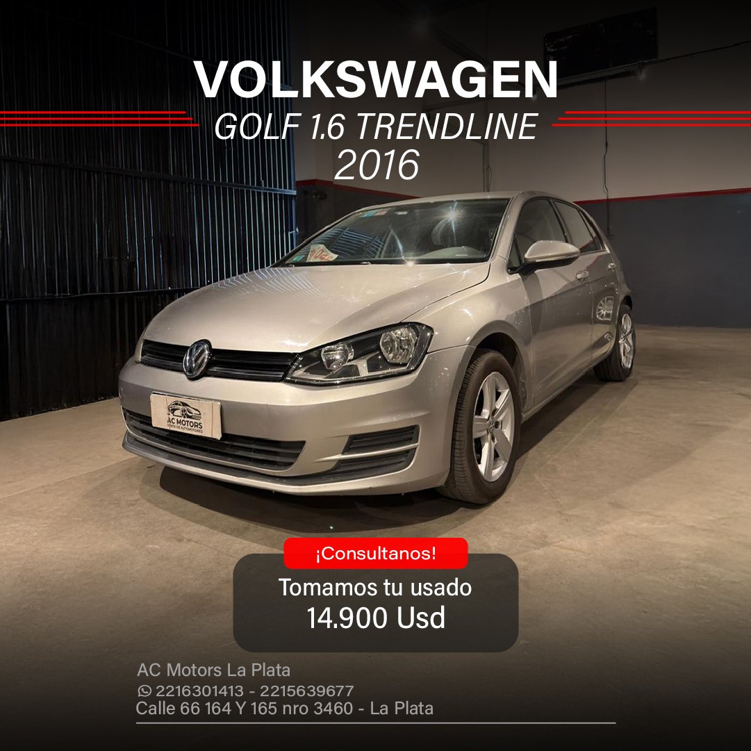 VOLKSWAGEN GOLF 1.6 TRENDLINE