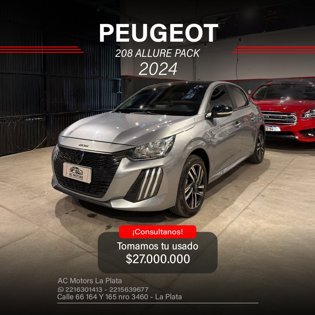 PEUGEOT 208 ALLURE PACK