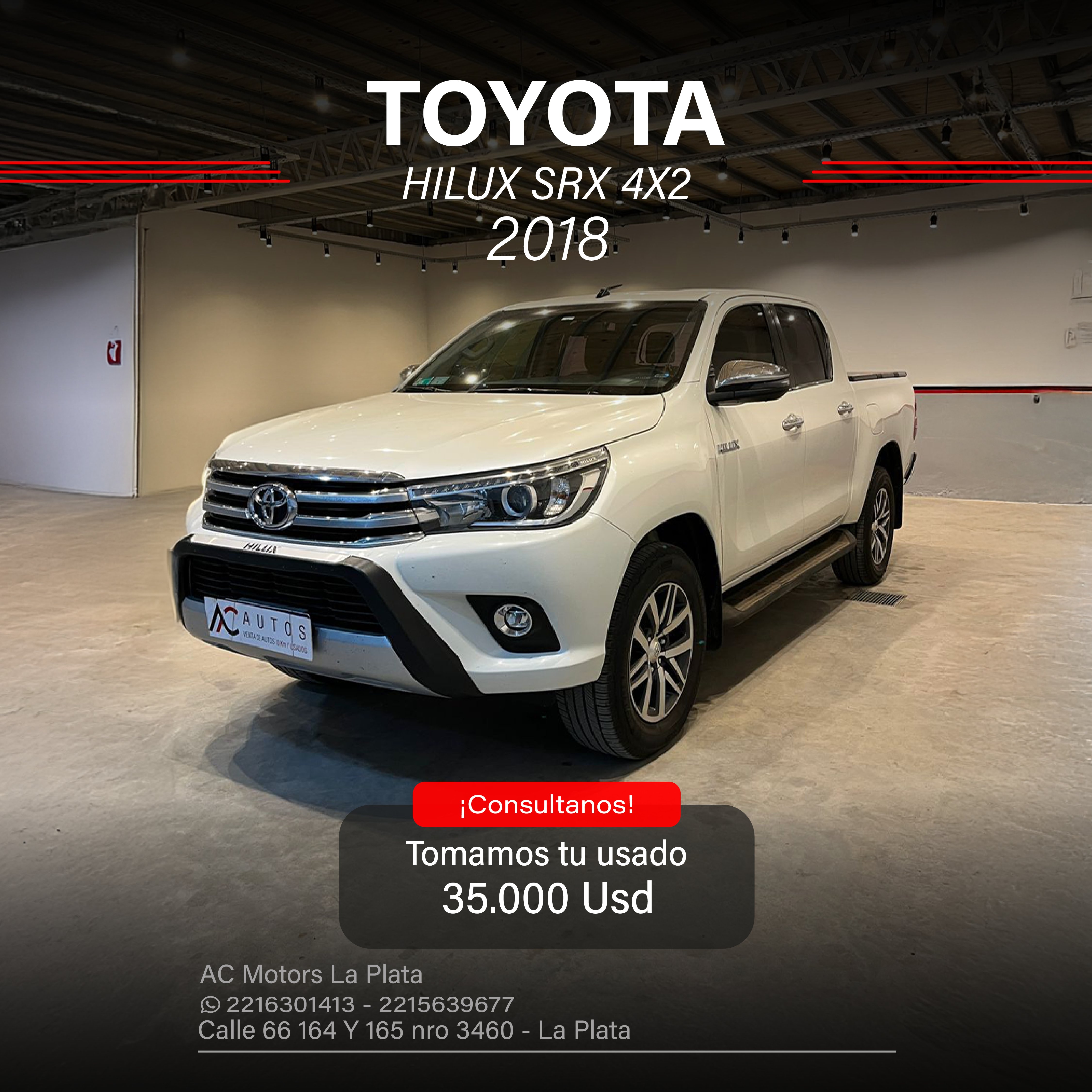 TOYOTA HILUX SRX 4X4