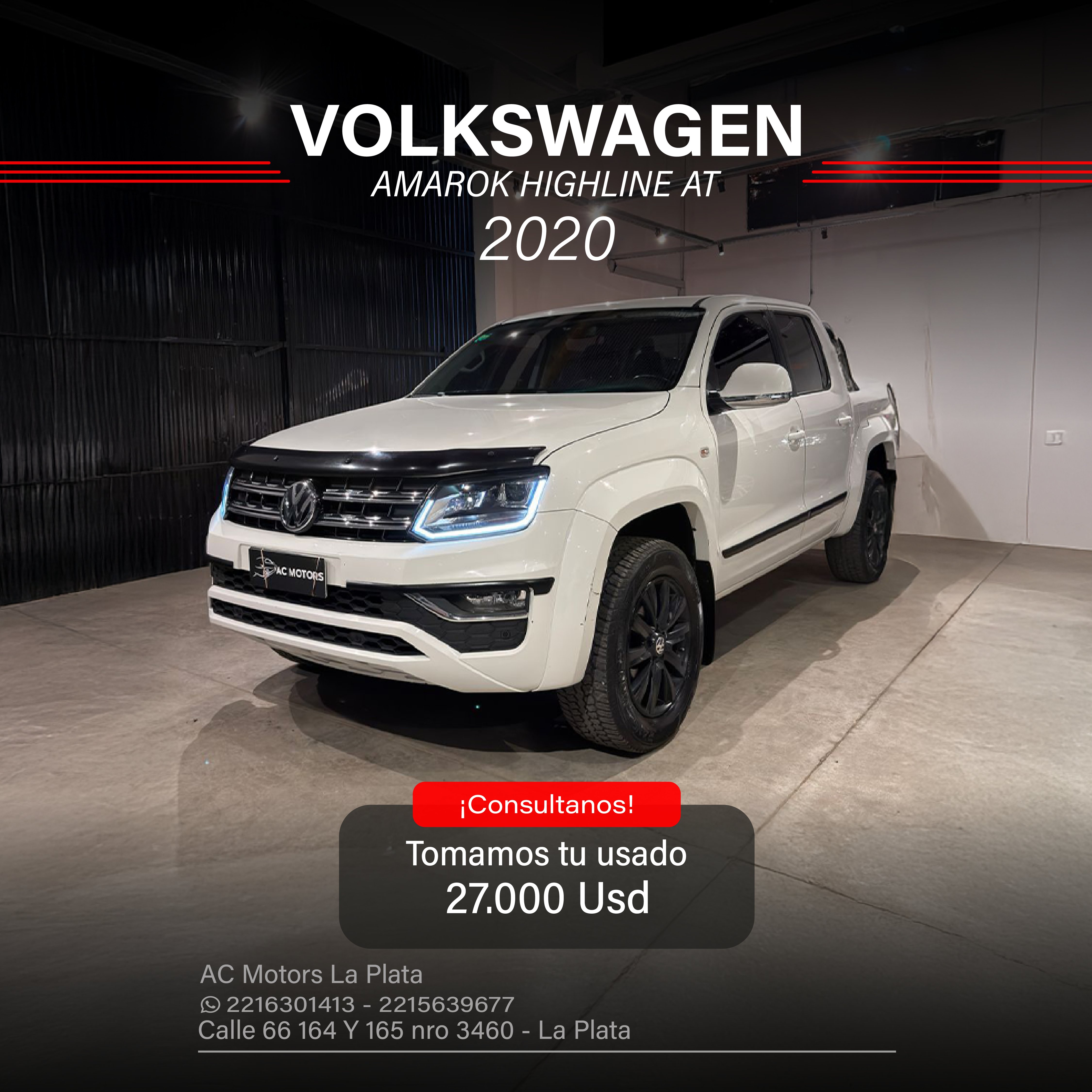 VOLKSWAGEN AMAROK HIGHLINE AT