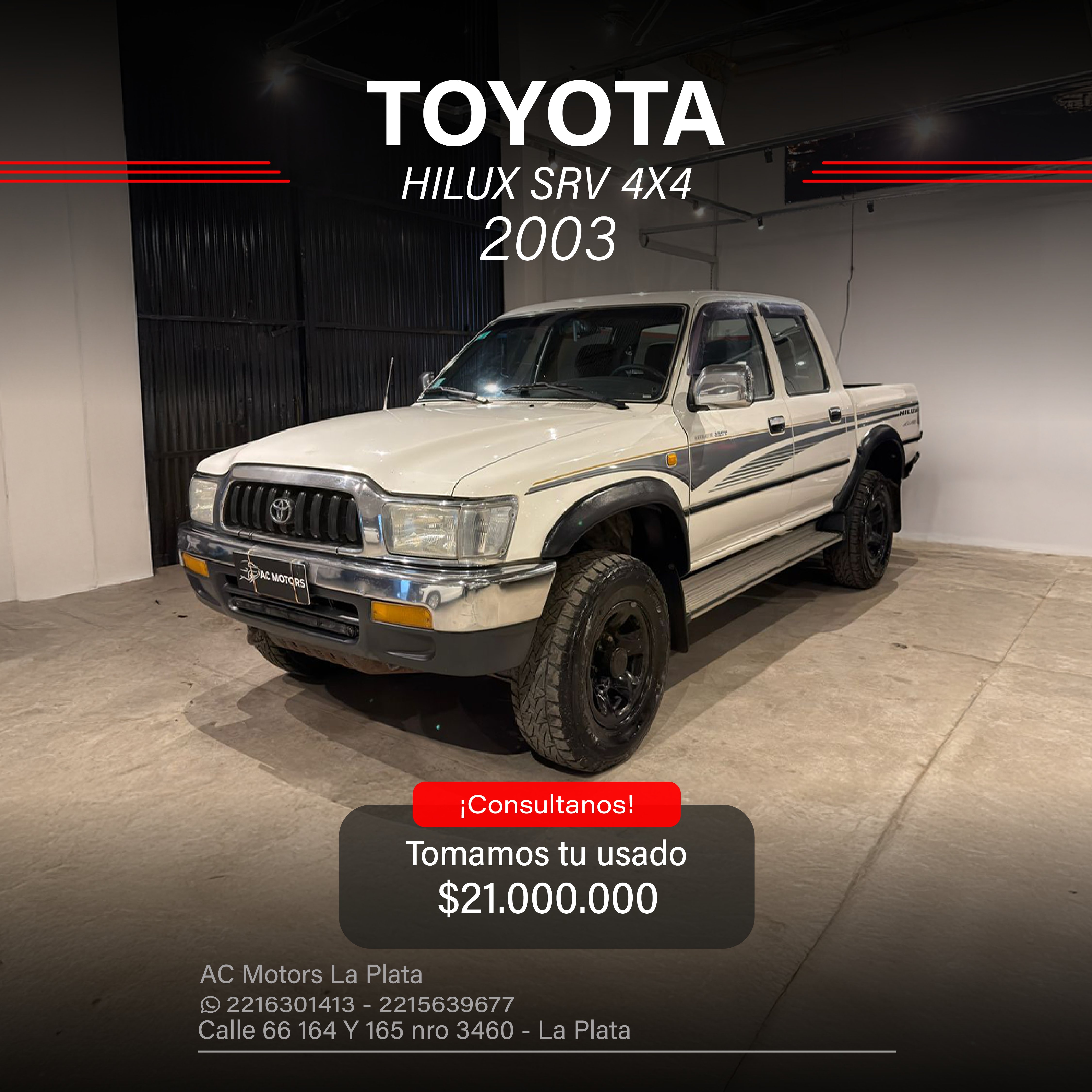 TOYOTA HILUX SRV 4X4