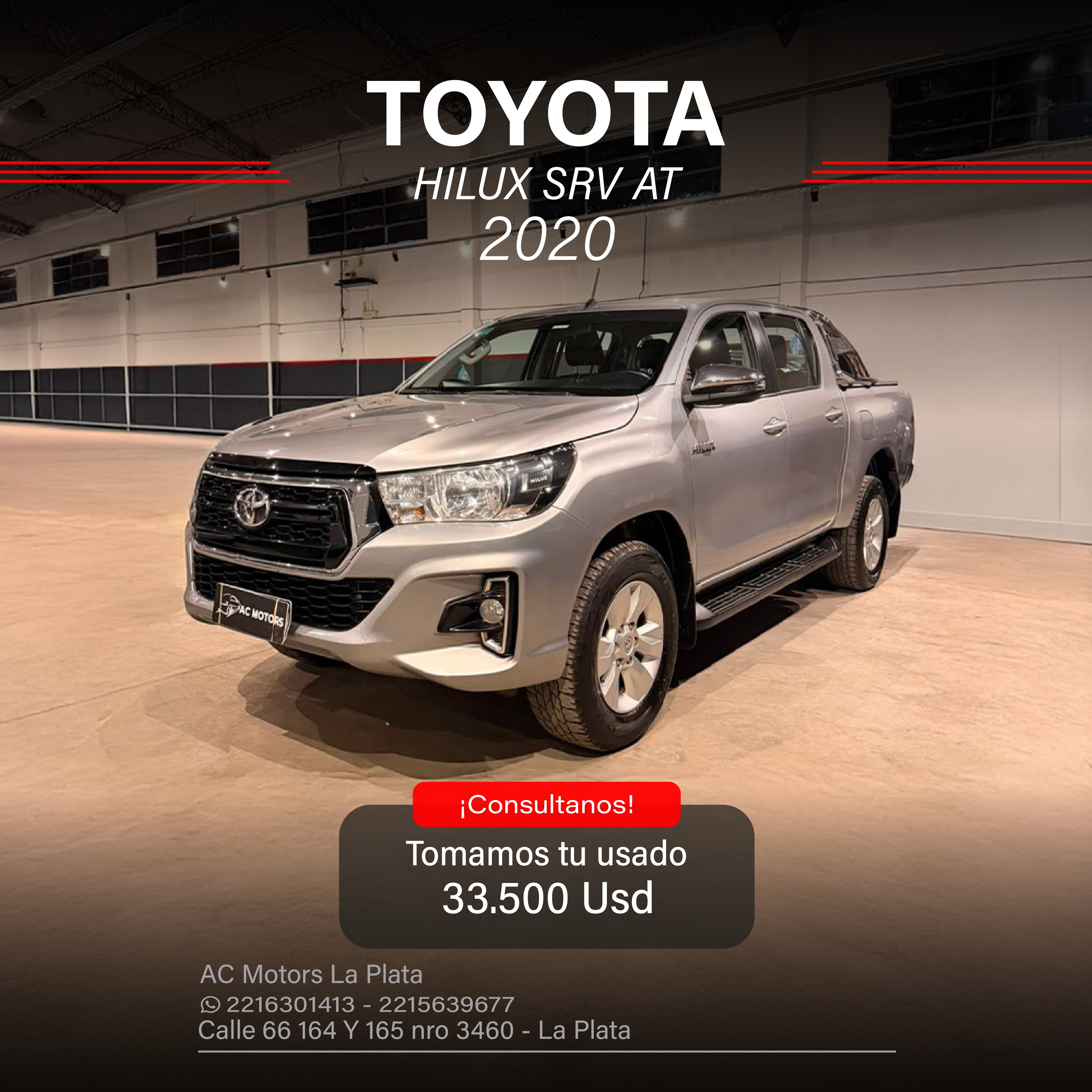 TOYOTA HILUX SRV AT