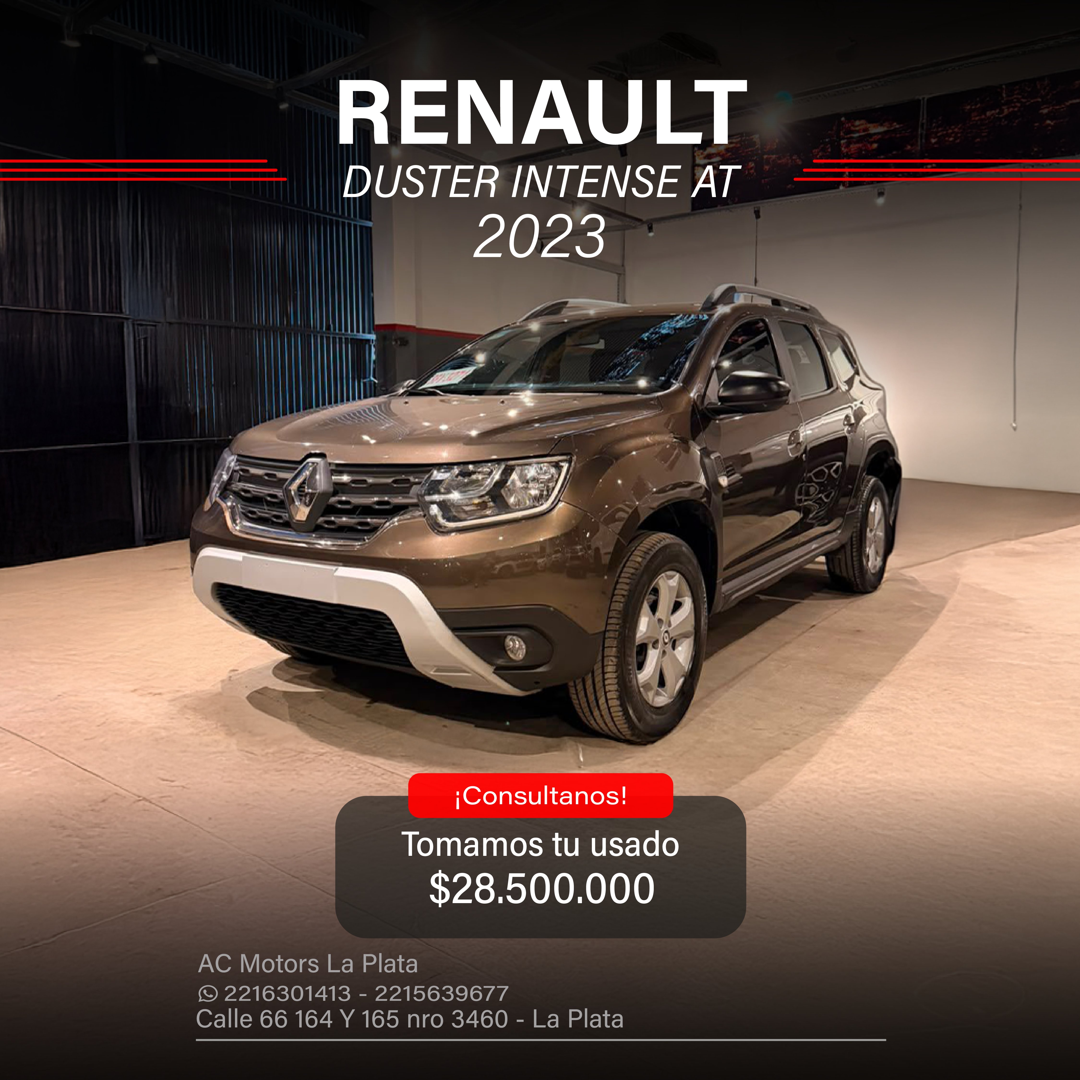 RENAULT DUSTER INTENSE AT