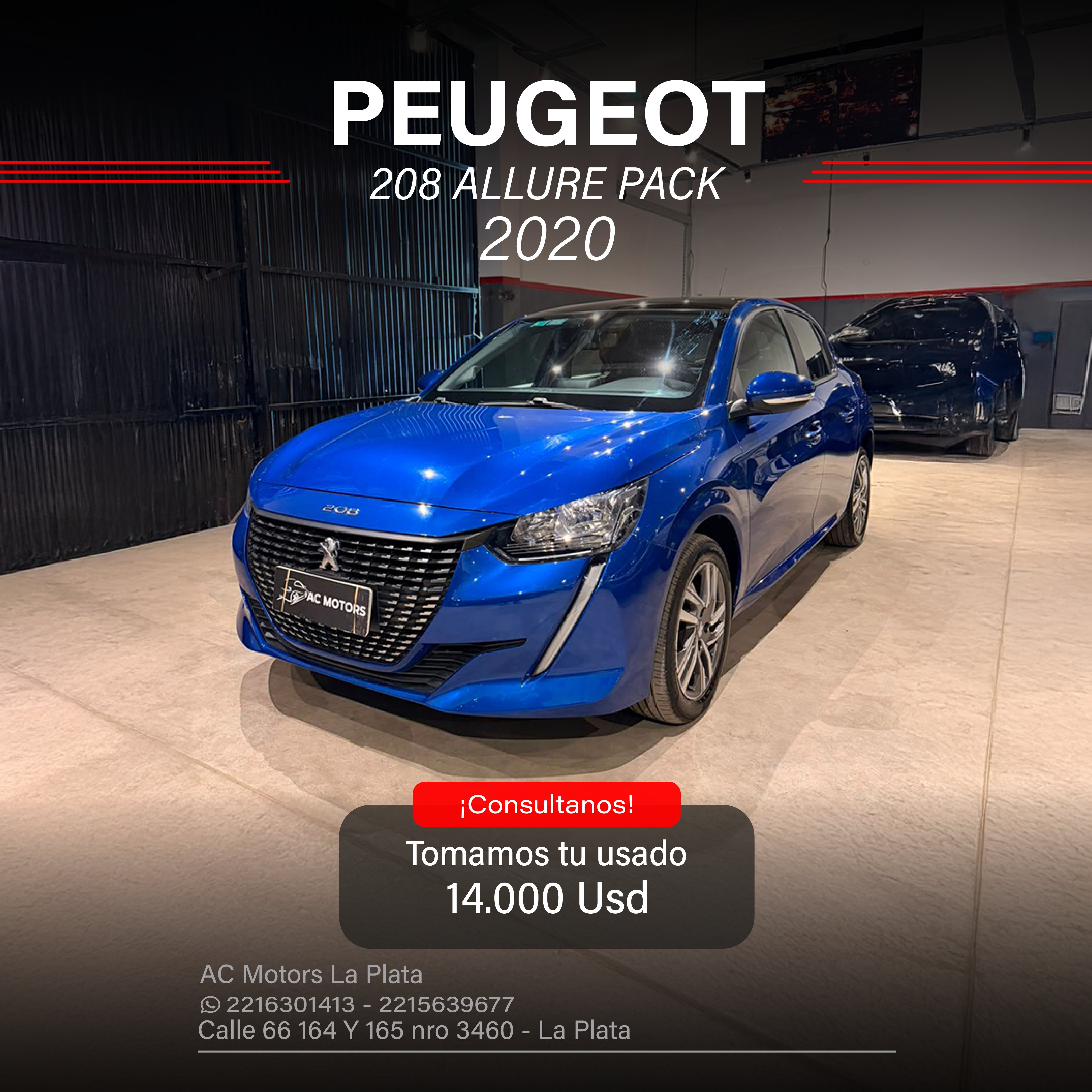 PEUGEOT 208 ALLURE PACK