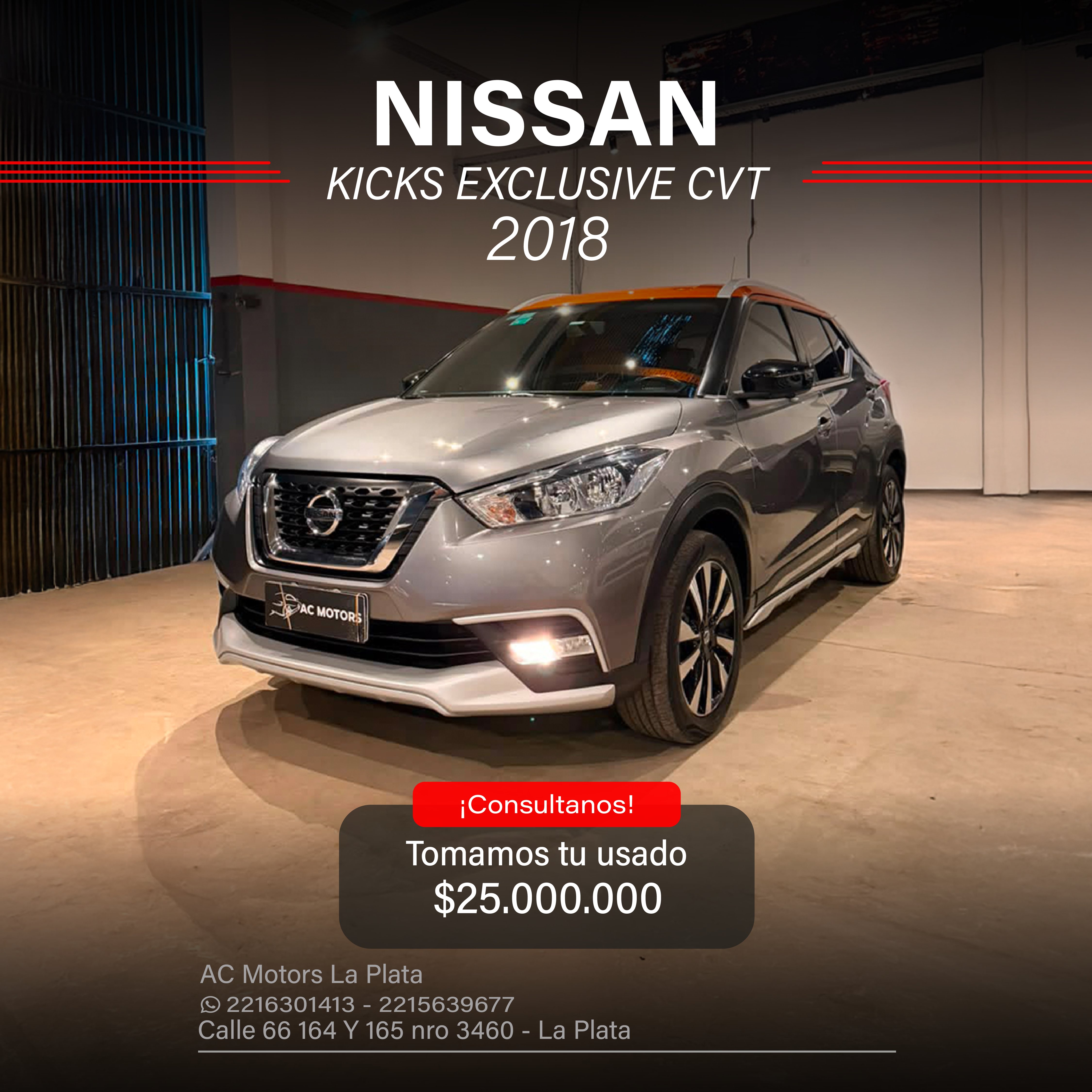 NISSAN KICKS EXCLUSIVE CVT