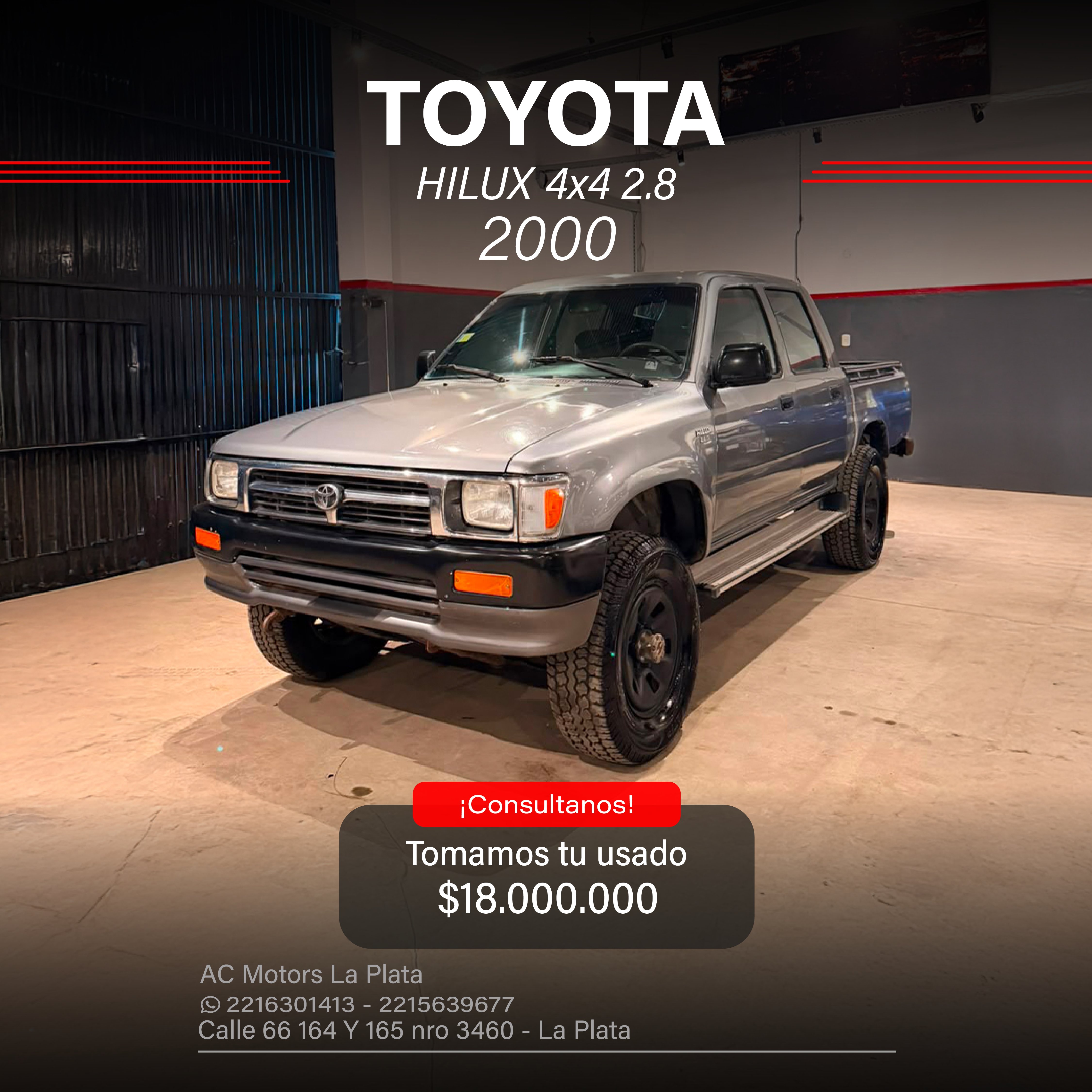 TOYOTA HILUX 4X4 2.8